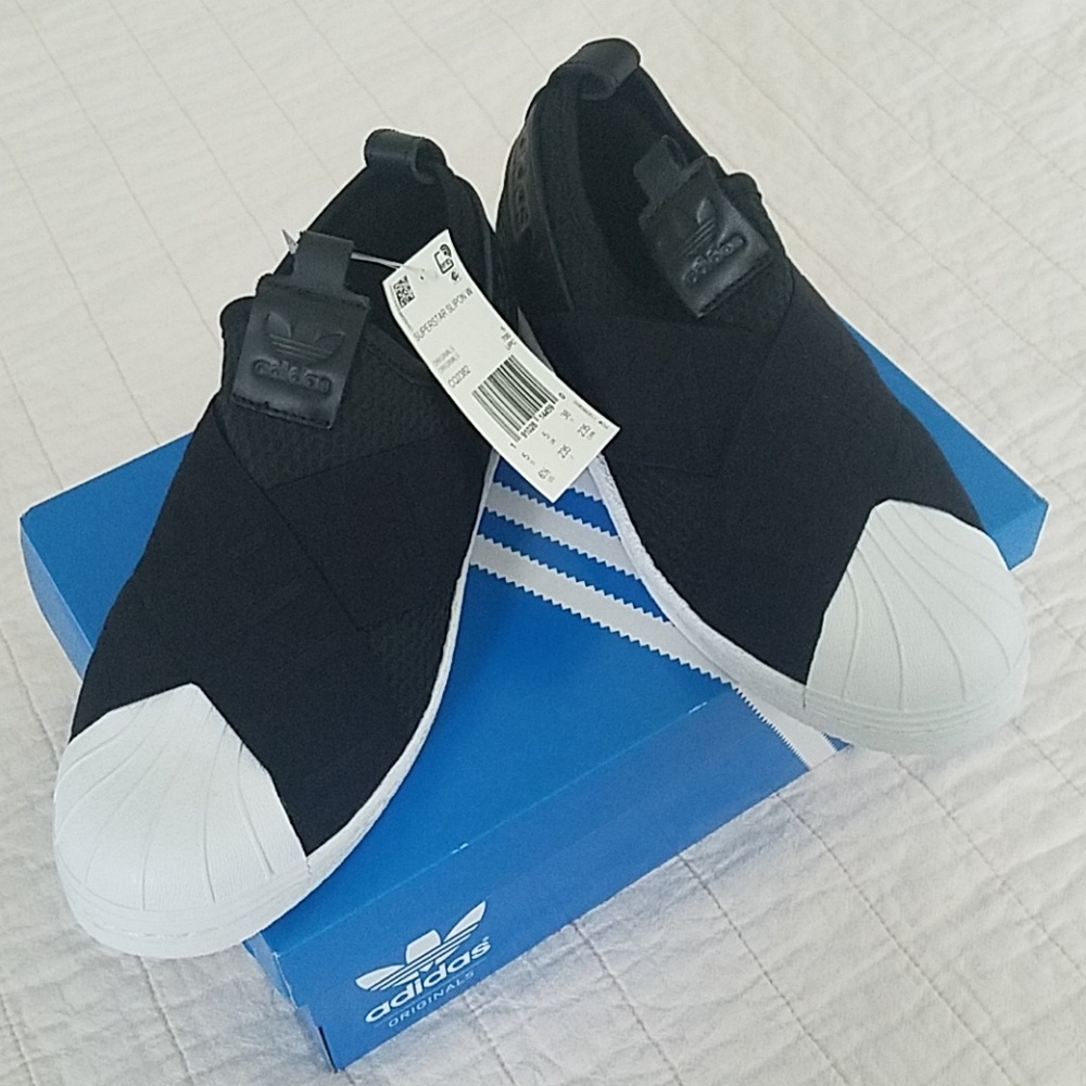Adidas superstar slip on with Ortholite Insoles